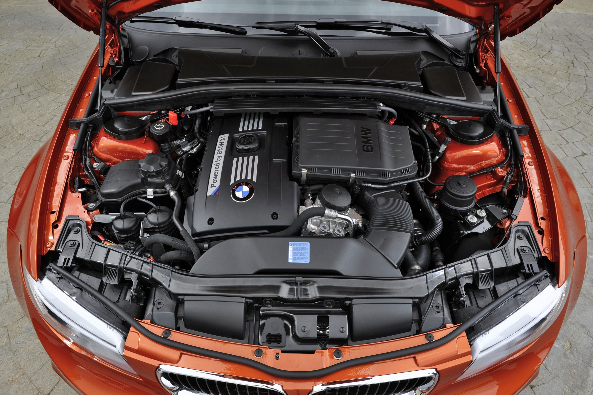 In the BMW 1 Series M Coupe,