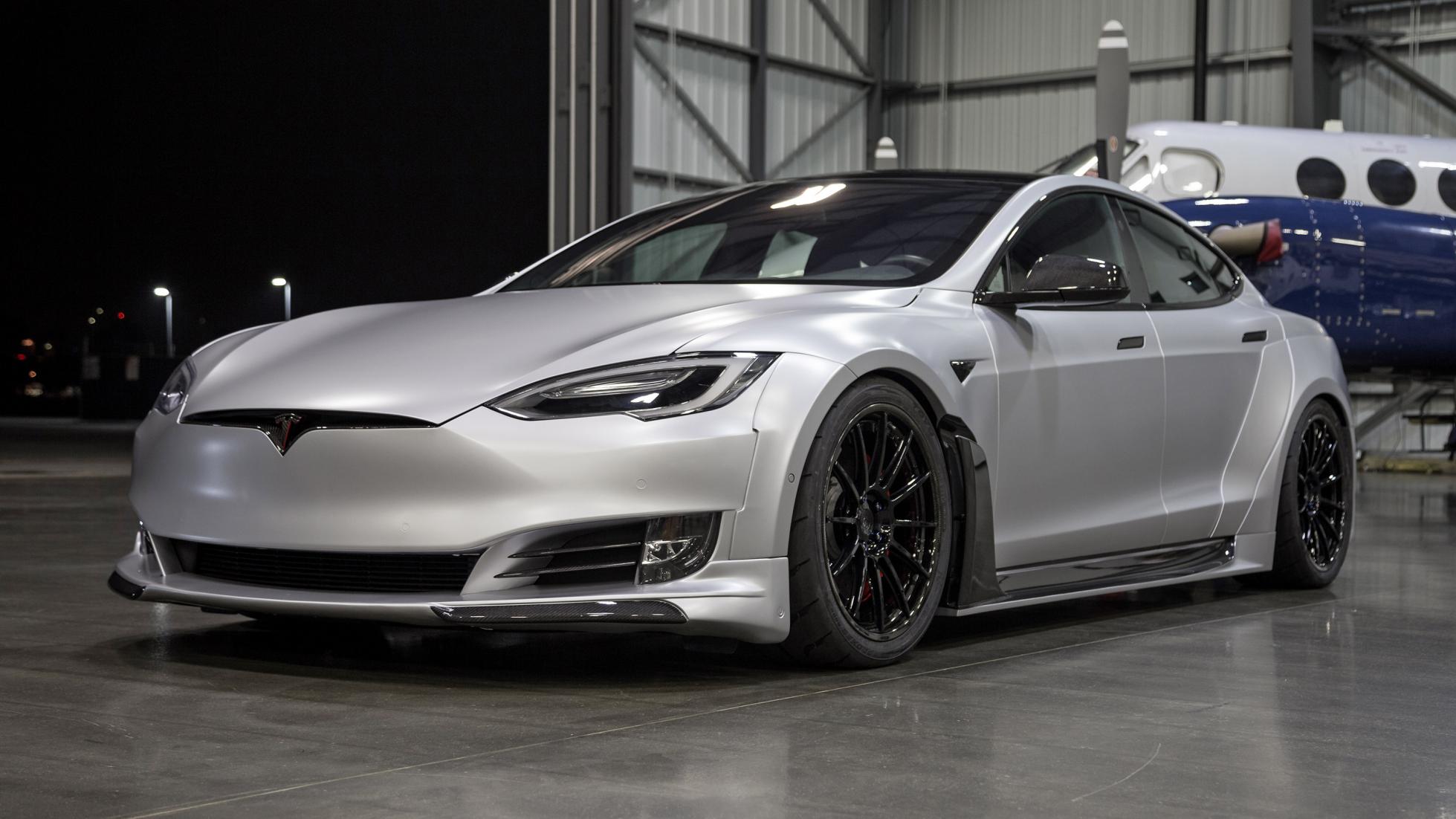 #SEMA: S-Apex Goes Where Tesla Won't With Agressive Carbon Fiber