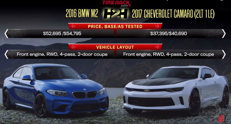 Video Shootout Bmw M2 Vs Chevrolet Camaro Lt 1le Which Is The