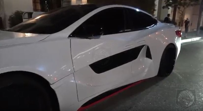 Will I Am Goes Over The Top With A Widebody Tesla S Complete With