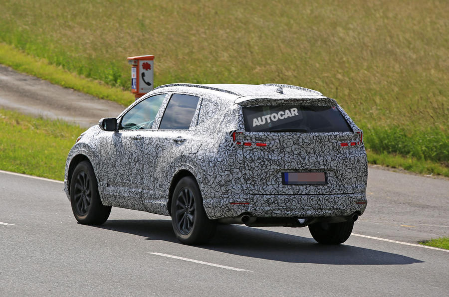 Spied All New Shots Of The Next Gen Honda Cr V Is This