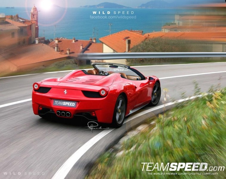 RENDERED SPECULATION Is THIS How You Imagine The Ferrari 458 Italia Spyder