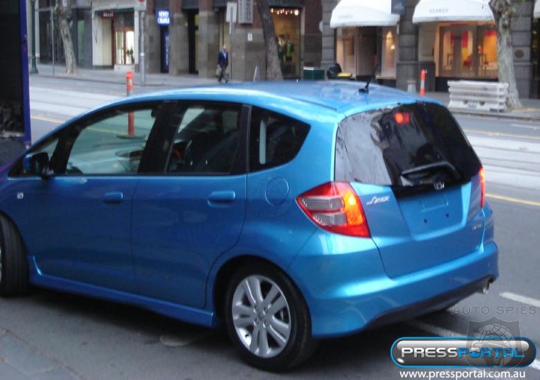 The all new Honda Jazz has been photographed in prestigious Collins Street, 