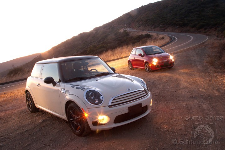 2012 Fiat 500 vs 2011 Mini Cooper Comparison Test