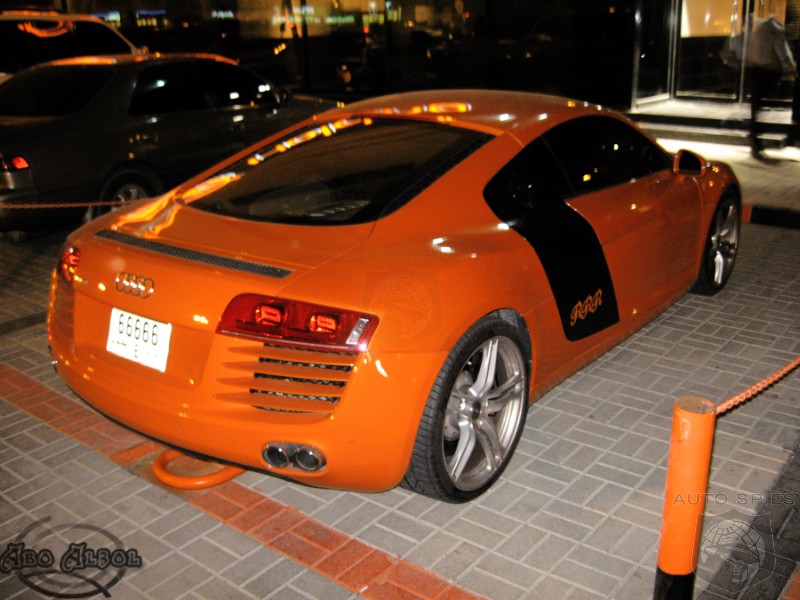 Audi R8 In Orange Most Viewed Photos on AutoSpiescom RIGHT NOW
