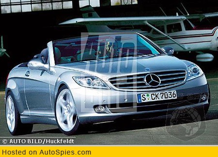 Mercedes CL Cabrio in the works Most Viewed Photos on AutoSpiescom RIGHT 