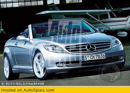 Mercedes CL Cabrio in the works Most Viewed Photos on AutoSpiescom RIGHT