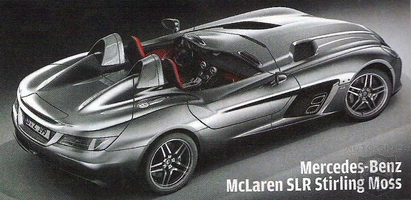Mercedes SLR McLaren Stirling Moss scans leaked