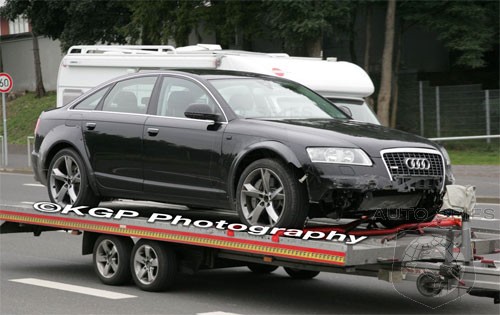Audi Prototype Crashes Outside Nurburgring