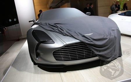Aston Martin One77 teased at Paris Motor Show