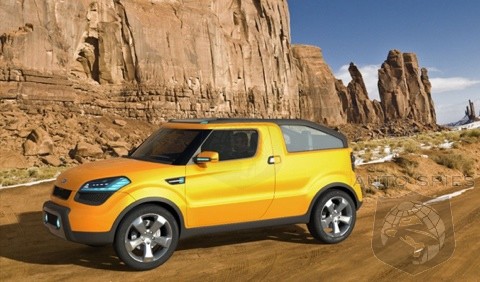 If the concept gets the green Kia Soul Green. If the concept gets the green