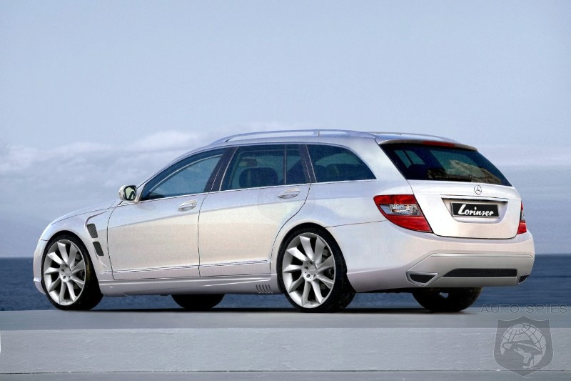 From front to back the Lorinser wagon sports a honeycomb grille