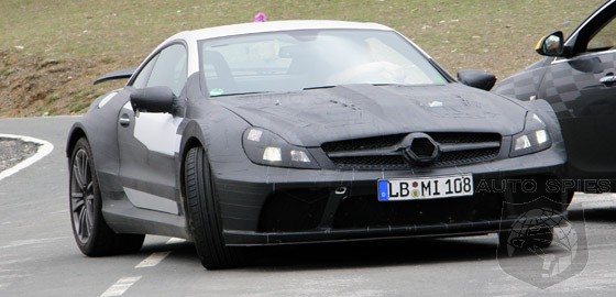 Revealing spy shots of Mercedes SL AMG Black Series