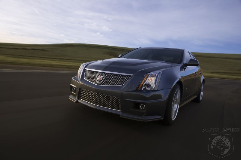 The CTS-V's 550lb-ft 6.2-liter V8 is supercharged which permits it to get 
