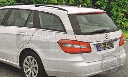 Mercedes Benz E Class Estate. The E-Class Estate prepares to