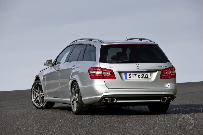 2010 Mercedes-Benz E63 AMG Estate arrives at Frankfurt