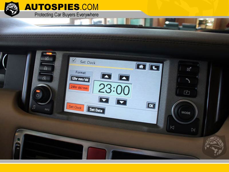 Auto Spies Exclusive-First pics of the 2005 Range Rover DVD Nav system ...