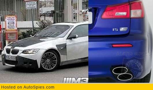 Detroit Auto Show Exclusive The Plot Thickens As Rumors Of New Lexus Is F And 08 Bmw M3 Escalate Autospies Auto News