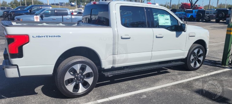 ANOTHER BALLOON LOSING AIR? THINK The Ford Lightning EV Pickup Is HARD TO GET? How About RIGHT NOW, There Are OVER 1000 Listed On AutoTrader!