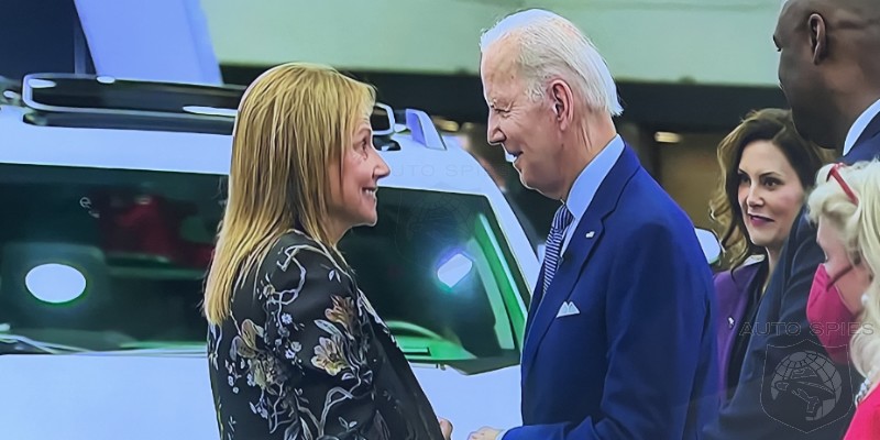 Joe Biden Does The Detroit Auto Show. CAPTION These Two PHOTOS!