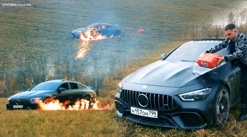 DAIMLER, DAIMLER, Car's On Fire. Company Confirms Mercedes Products At Risk And NO Parts Were Available To Fix Due To Shortages