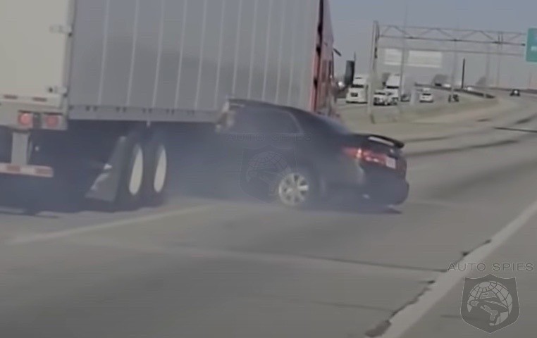 MUST SEE VIDEO! Think YOU Had A BAD DAY? Imagine Getting STUCK Under A SEMI Driving On The HIGHWAY And LIVING!