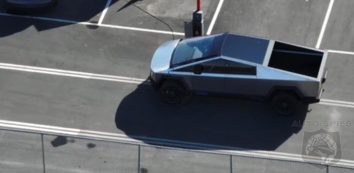 BREAKING SPY PHOTOS! Tesla Cybertruck Spotted on the Test Track with Some Design Changes. Can You SPY The Differences?