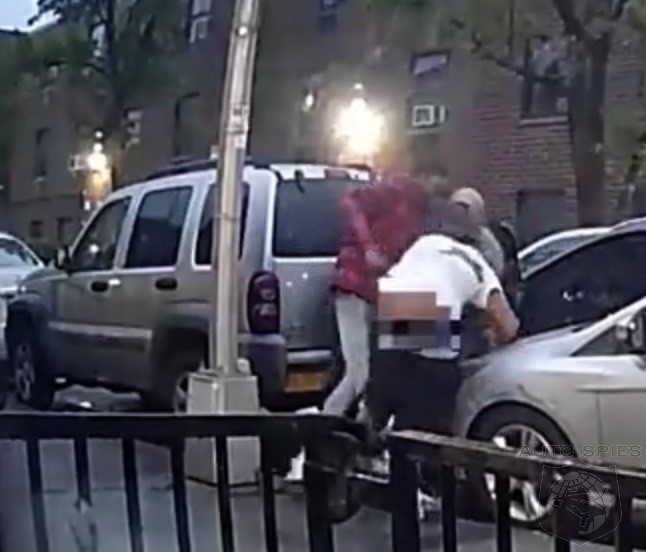 A BRONX FAIL? GRIM VIDEO Shows BMW Driver Being Pulled From His Car Window By CARJACKERS!