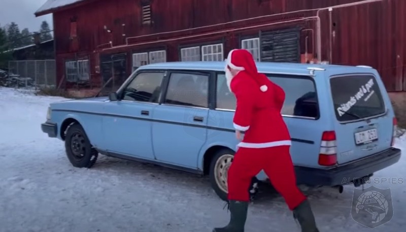 Thought Santa's SLEIGH Is Fast? Wait Till You See His Volvo 240 Wagon!