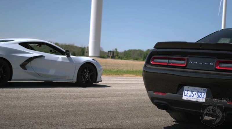 VIDEO: WHO WINS In DRAG? 2020 C8 Corvette OR Dodge Demon?