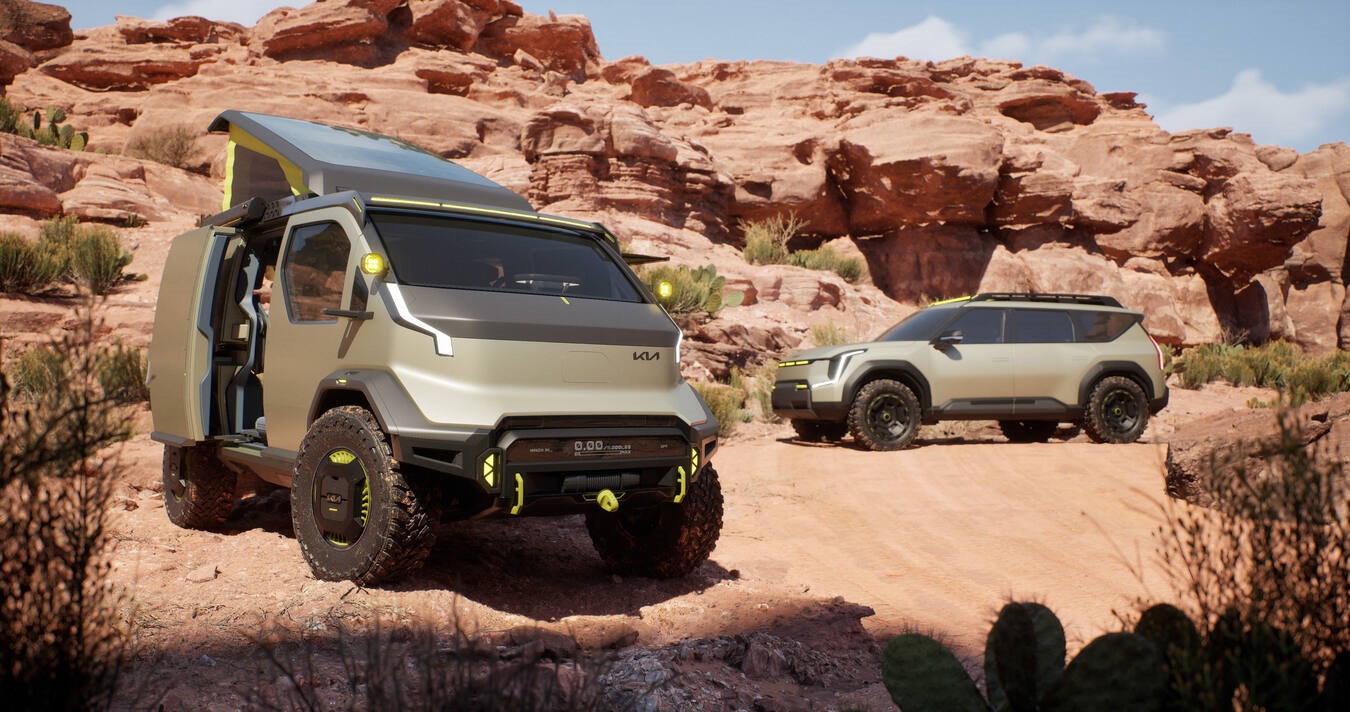 It Took VW Ages To Electrify Their Minivan – Kia Blows Them Away With In One Fell Swoop With PV5 WKNDR CONCEPT EV VAN