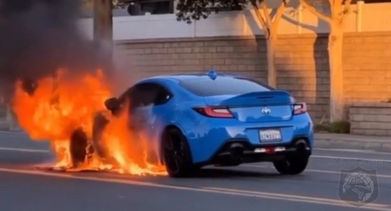 WATCH: 2022 Toyota GR86 Goes Up In Flames After Dealer Visit