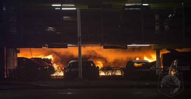 EV Car Fire Eliminates Hundreds Of ICE Vehicles In Norwegian Parking Garage