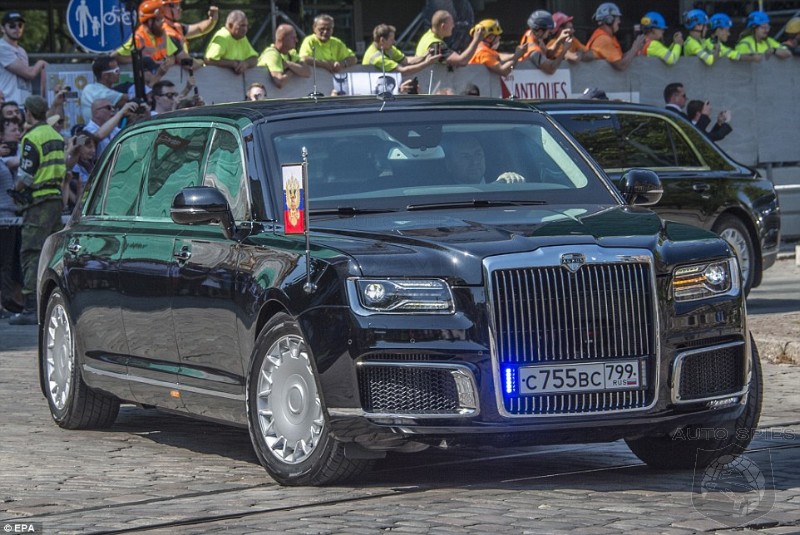 Battle Of The Beasts - Putin Rolls Into Helsinki In Brand New Aurus Senat Limousine 