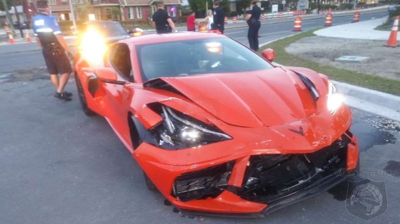 OUCH! 2020 Corvette Taken Out By A Drunk Driver One Day After Delivery