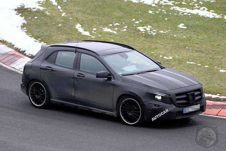 Stud Or Dud Mercedes Benz Gla5 Amg Mini Suv Caught Track Testing Autospies Auto News