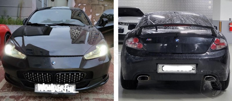 Hyundai Owner Converts His Tiburon Into A BMW Coupe