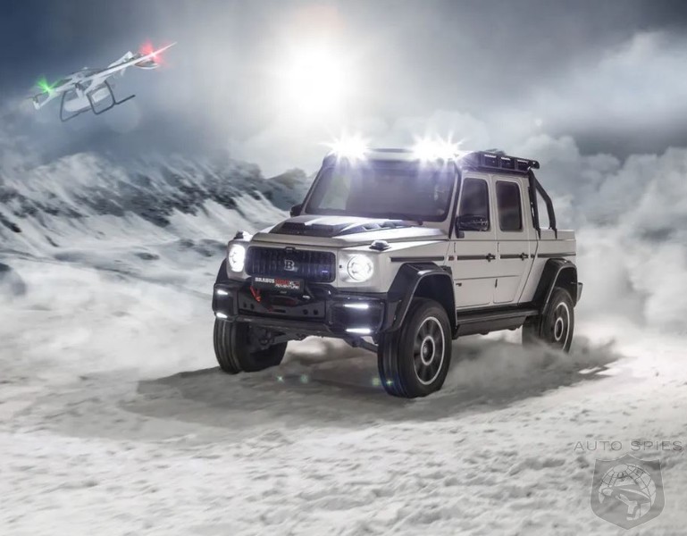 Brabus Releases 800HP G-Wagen Pickup For The Richer Than Rich