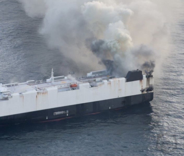 Car Carrier Sinks In The Pacific After 3 Week Battle With EV Fire ...