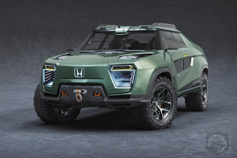 If Honda Had The GUTS To Produce A Ridgeline EV That Looked Like THIS, Would The Dealerships Be Flooded With Orders?