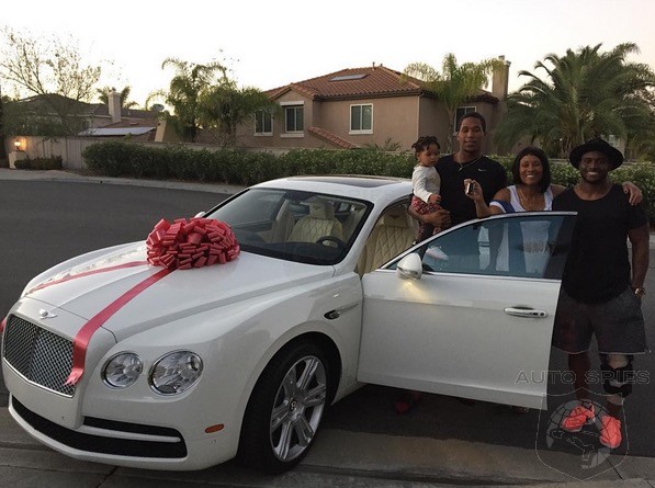 49ers Running Back Reggie Bush Puts Family First With Bentley Flying Spur For Mom's 50th Anniversary