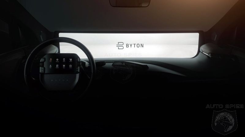 Is There Such A Thing As Too Much Screen? EV Maker Byton Mounts a Tablet In The Steering Wheel