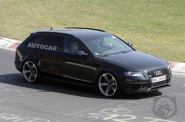 SPIED: Blistered Fender Flares On An A4 Means Two Letters Are On The Way, RS!