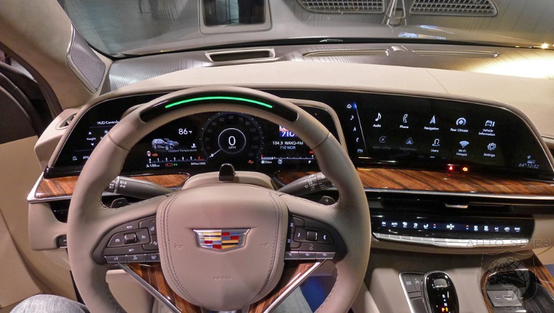 EXCLUSIVE! Up Close And PERSONAL With The 2021 Cadillac Escalade's 38-inch Display