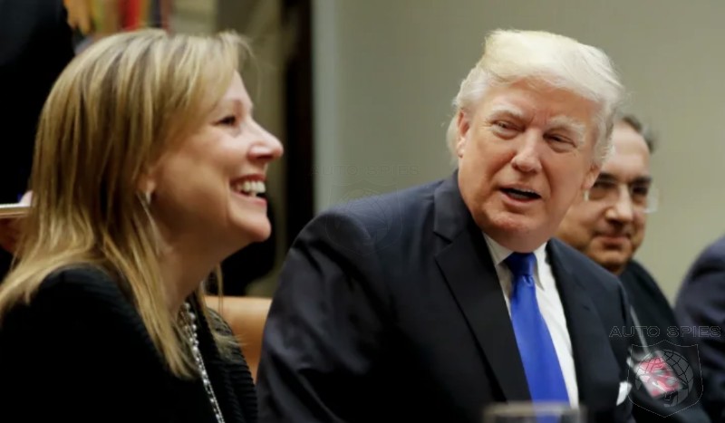 GM's CEO, Mary Barra, And President Trump Working Together In Ohio? 