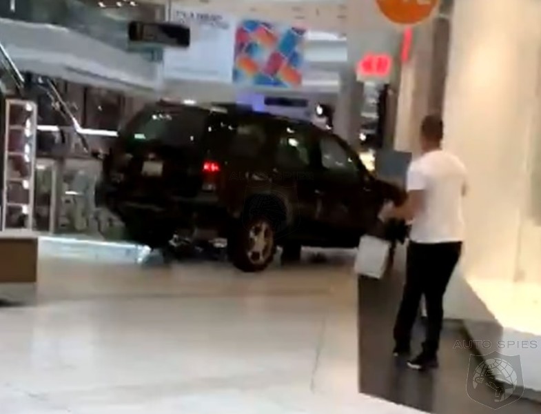 VIDEO: Chicago-area Mall Terrorized By A Chevrolet Trailblazer PLOWING Through Kiosks