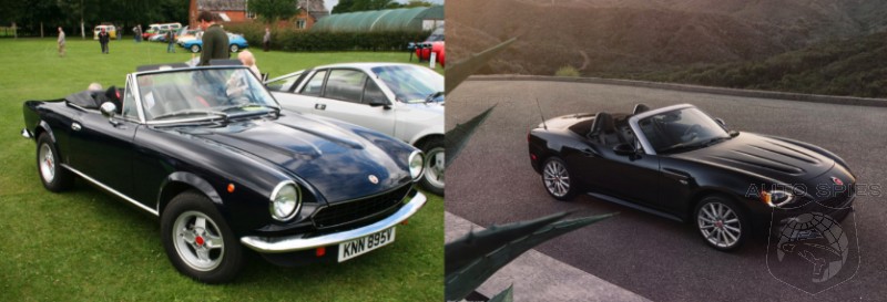 CAR WARS! Sibling Rivalry Edition — Would You Rather Have A Vintage Alfa Romeo/Fiat Spider OR The All-New Fiat 124 Spider?