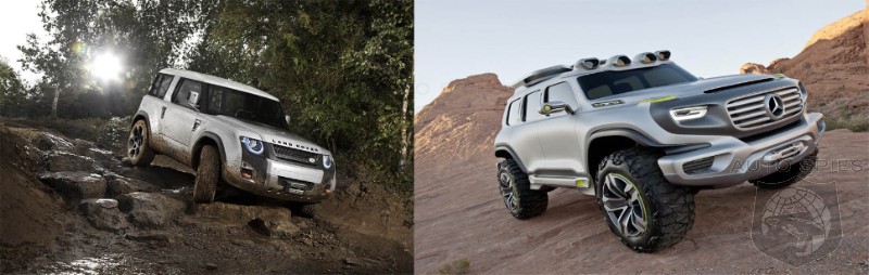CAR WARS! Battle Of The Badass - Land Rover Defender Vs. Mercedes' Energ-G-Force