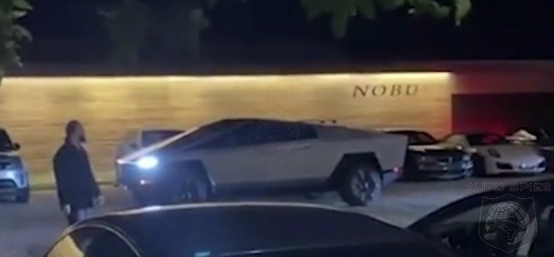 SPIED! Tesla's Elon Musk Takes The Cybertruck Out For A Spin In Malibu