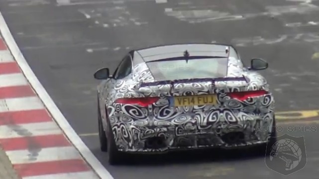 SPIED + VIDEO: Jaguar's MOST POWERFUL F-Type, The SVR, Caught In Action Running The Nurburgring